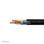 کابل افشان چهار رشته 0.5 سیمیا از زاویه کناری