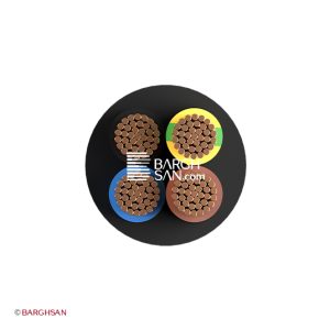 کابل افشان چهار رشته 1 سیمیا از زاویه رو به رو