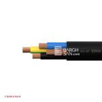 کابل افشان چهار رشته 6 سیمیا از زاویه کناری