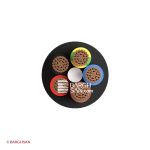 کابل افشان پنج رشته 1 سیمیا از زاویه رو به رو