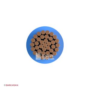 سیم برق افشان 1.5 سیمیا از زاویه رو به رو