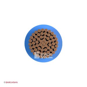 سیم برق افشان 2.5 سیمیا از زاویه رو به رو