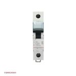 کلید مینیاتوری تک پل 20 آمپر کلاس C لگراند زاویه رو به رو