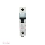 کلید مینیاتوری تک پل 6 آمپر کلاس C لگراند زاویه رو به رو