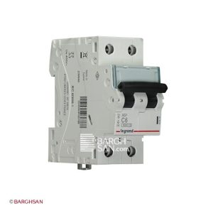 کلید مینیاتوری 2 پل 6 آمپر کلاس C لگراند