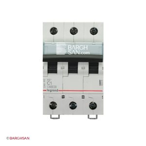 کلید مینیاتوری 3 پل 1 آمپر کلاس C لگراند زاویه رو به رو