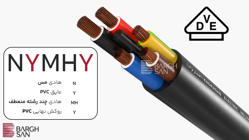 ساختار NYMHY مطابق استاندارد VDE