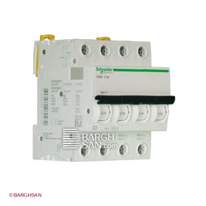 فیوز مینیاتوری 4 پل 2 آمپر کلاس C سری acti9 اشنایدر