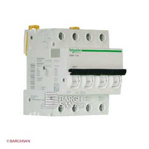 فیوز مینیاتوری 4 پل 3 آمپر کلاس C سری acti9 اشنایدر