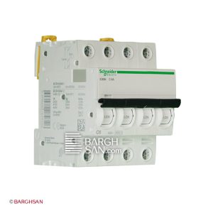 فیوز مینیاتوری 4 پل 6 آمپر کلاس C سری acti9 اشنایدر