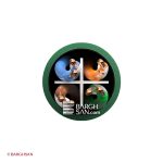 ساختار کابل شبکه Cat6 SFTP PVC سیمیا از زاویه رو به رو