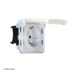 مغزی پریز برق سفید ضد آب پلکسو لگراند 069639