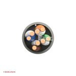 کابل تلفن چهار زوج 0.6 سیمیا از زاویه رو به رو