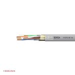 کابل تلفن چهار زوج 0.6 سیمیا از زاویه کناری