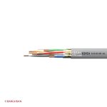 کابل تلفن شش زوج 0.6 سیمیا از زاویه کناری
