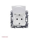 پریز برق درب دار سالبی لگراند از زاویه جلو