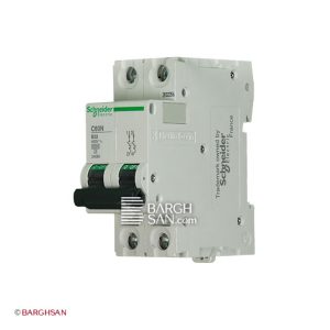 فیوز مینیاتوری دو پل 32 آمپر کلاس B اشنایدر سری multi9