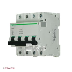 فیوز مینیاتوری چهار پل 16 آمپر کلاس c اشنایدر سری multi9