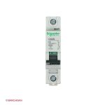 فیوز مینیاتوری تک پل 4 آمپر کلاس c اشنایدر سری multi9 زاویه رو به رو