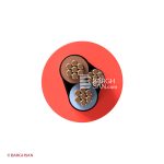 کابل مقاوم در برابر آتش 3 در 2.5 یاقوت زاویه رو به رو