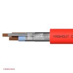 کابل مقاوم در برابر آتش 3 در 2.5 یاقوت زاویه کنار