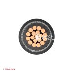 کابل برق 1 در 50 خراسان NYRY از نمای روبرو