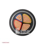 کابل برق آرموردار 3 در 120 بعلاوه 70 خراسان NYRY از زاویه روبرو