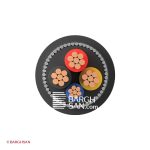 کابل برق آرموردار 3 در 35 بعلاوه 16 خراسان NYRY از نمای روبرو