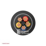 کابل برق ۵ در ۱۰ خراسان NYRY از نمای روبرو