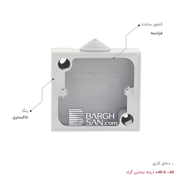 فابلیت و نوع نصب باکس روکار پریز برق سه فاز