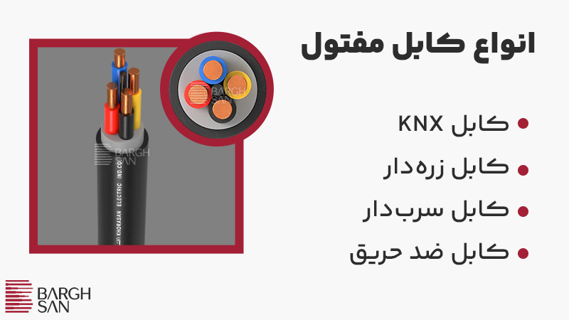 انواع کابل مفتول