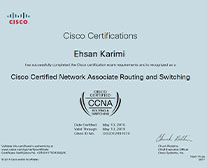 گواهی دوره روتینگ و سوئیچینگ