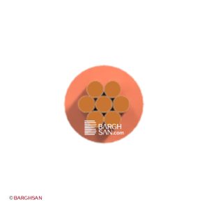 سیم سیلیکونی نسوز قطر 2.2 سایز 0.15 یاقوت زاویه رو به رو