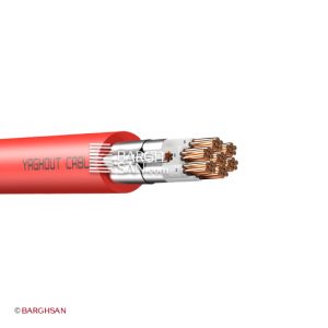 کابل یاقوت ضد حریق 7 در 0.5+2.5 نیمه افشان