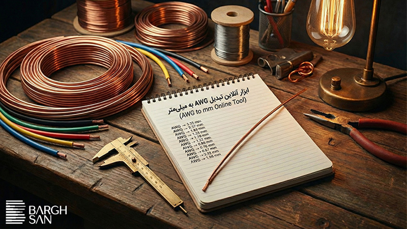 ابزار تبدیل  awg  به میلی متر