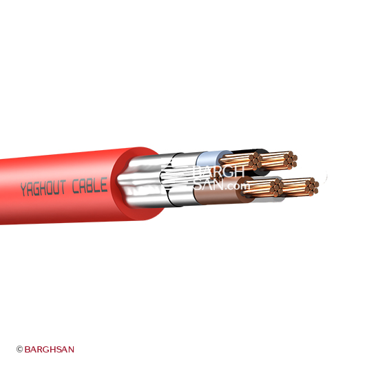 کابل مقاوم در برابر آتش نیمه افشان 4 در 2.5 به علاوه 2.5 یاقوت کابل مقاوم در برابر آتش نیمه افشان 4 در 2.5 به علاوه 2.5 یاقوت