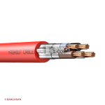 کابل مقاوم در برابر آتش نیمه افشان 4 در 4 به علاوه 4 یاقوت