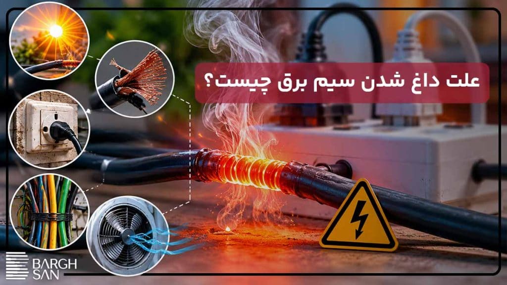 علت داغ شدن سیم برق