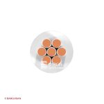 سیم سیلیکونی نسوز 0.25 یاقوت زاویه رو به رو