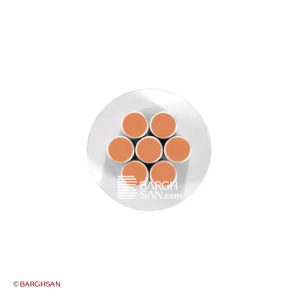 سیم سیلیکونی نسوز 0.25 یاقوت زاویه رو به رو