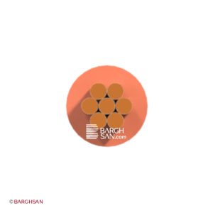 سیم سیلیکونی نسوز 0.35 یاقوت زاویه رو به رو