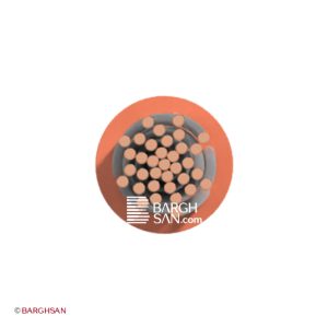 سیم سیلیکونی نسوز سایز 1 یاقوت زاویه رو به رو